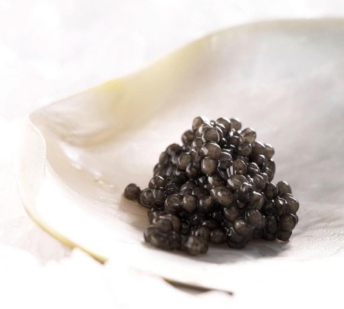 Sustainable black roe caviar